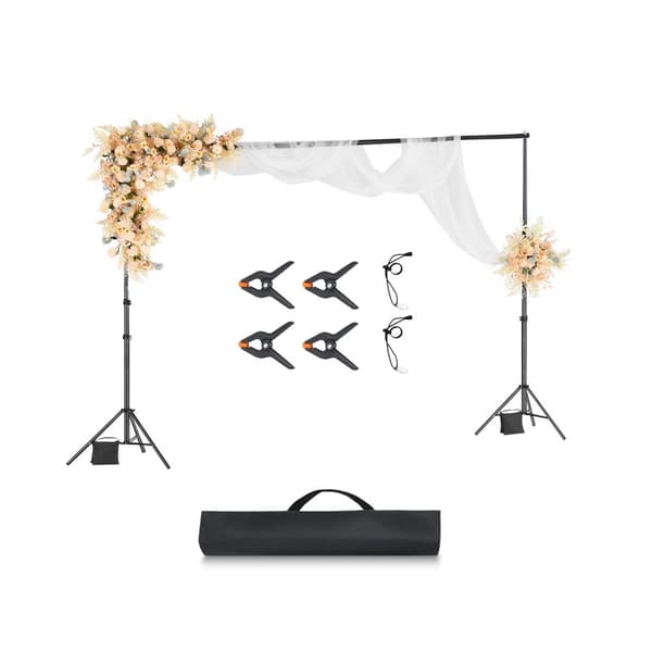 Baggrundsstativsæt 10 x 10 fod, Justerbart design, Perfekt til fest og fotostudier