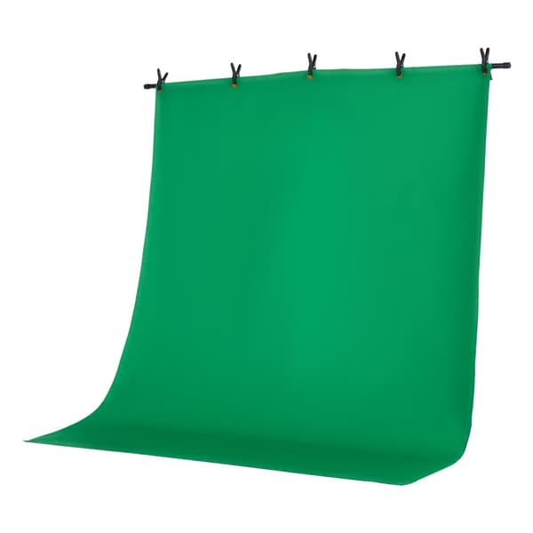 Baggrundsstativ 5 x 6,5 fod, justerbart stativ til fest og fotostudie, robust design, nem opsætning