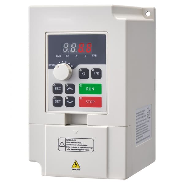 VFD 4HP 3KW 14A, 1/3 Fas AC 220V Indgang, 3 Fas AC 0~220V Udgang, høj præcision, hurtig respons