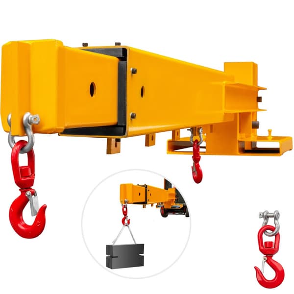 Gaffeltruck Mobilkran, 6000lb Lift Hoist Jib Boom, Krantilbehør, robust design, høj løftekapacitet