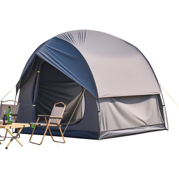 SUV Camping Teltta, Ulkokäyttöinen Maastoauto Teltta, 2 Ovea, Vedenpitävä, 5-8 Hengelle
