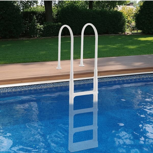 Firetrins poolstige, 2 gelændere, belastning op til 300 lb, til 48-54 tommer pool