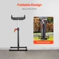 Miniatyrbild 5 av 11: 2-Pack Rullstativ, Max Belastning 250 lb, Justerbar 27-43 Tum, Perfekt för Träbearbetning