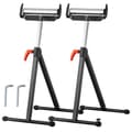 Miniatyrbild 9 av 11: 2-Pack Rullstativ, Max Belastning 250 lb, Justerbar 27-43 Tum, Perfekt för Träbearbetning