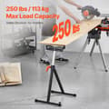 Miniatyrbild 2 av 11: 2-Pack Rullstativ, Max Belastning 250 lb, Justerbar 27-43 Tum, Perfekt för Träbearbetning