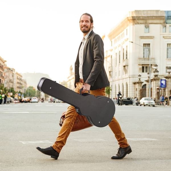 Elektrisk Gitarr Hårt Fodral 41,34 tum, med lås och nyckel, för LES Paul Gitarrer