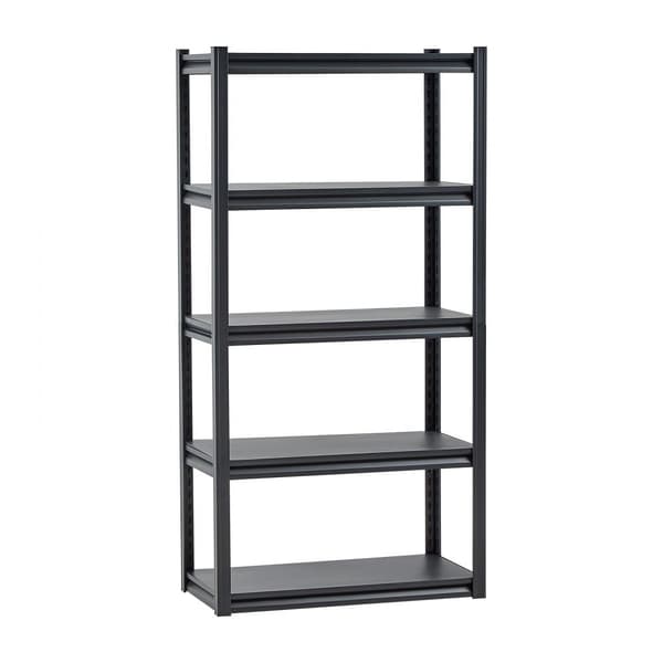 Opbevaringshylder 40cm D x 81cm B x 160cm H, 5-lags, Garageopbevaringsreoler, Robust Konstruktion