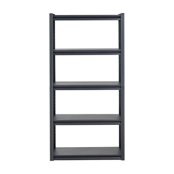 Opbevaringshylder 40cm D x 81cm B x 160cm H, 5-lags, Garageopbevaringsreoler, Robust Konstruktion