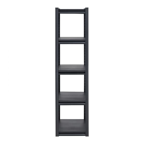 Opbevaringshylder 40cm D x 81cm B x 160cm H, 5-lags, Garageopbevaringsreoler, Robust Konstruktion