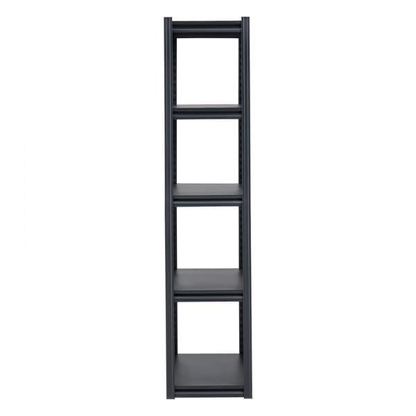 Opbevaringshylder 40x81x182cm, 5-lags Garageopbevaring, Robust Konstruktion, Let Samling