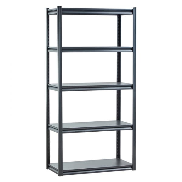 Opbevaringshylder, 18 D x 36 B x 72 H, 5-Lags Garageopbevaringsreoler, Holdbar, Rummelig