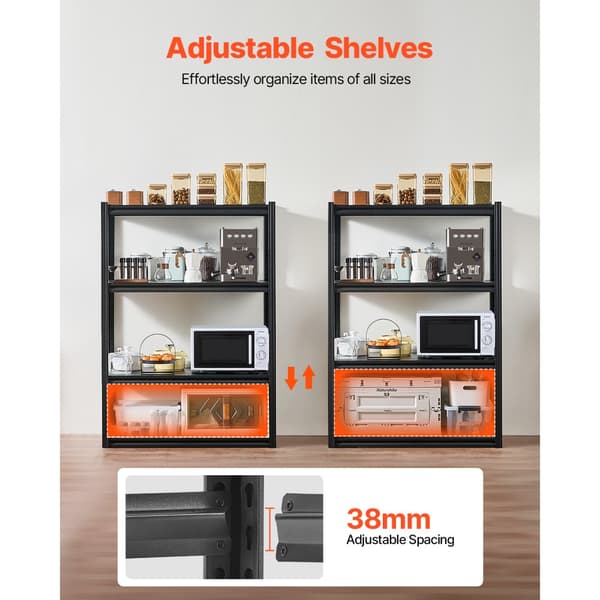 Opbevaringshylder 50x100x145 cm, 4-lags Garageopbevaringsreoler, Robust og Rummelig Design