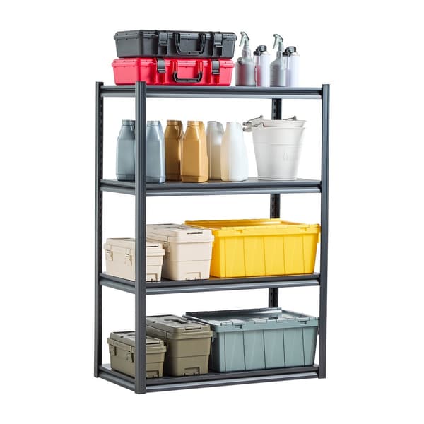 Opbevaringshylder 50x100x145 cm, 4-lags Garageopbevaringsreoler, Robust og Rummelig Design