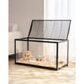 Miniatyrbillede 1 af 11: Hamsterbur Habitat 37,8 tommer, gnaver-gerbil-mus smådyrshus, klar og robust struktur
