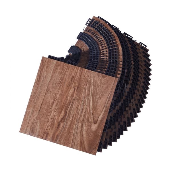 Gymgolvset 52 stycken, IHOPHAKNINGSBAK Pussel Gummiplattor, PP+PVC, Hög Kvalitet, Slitstarkt Material