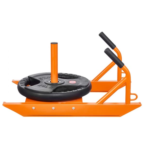 Brugsklar Fitness Træningsslæde, Vægt Power Pull Push Sled, Med Styrke og Hastighed, Farve: Orange