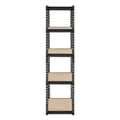 Miniatyrbillede 11 af 11: Opbevaringshylder 16 D x 32 B x 62,8 H, 5-Lags Garageopbevaringsreoler, Robust Design, Maks Belastning