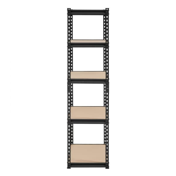 Opbevaringshylder 16 D x 32 B x 62,8 H, 5-Lags Garageopbevaringsreoler, Robust Design, Maks Belastning
