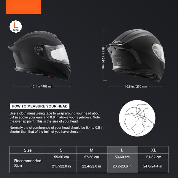 Full Face Motorcykelhjälm, Motocrosshjälm, med Bluetooth Fack, hög säkerhetsstandard