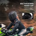 Pikkukuva 6 / 11: Koko Kasvojen Moottoripyöräkypärä, Motocross-kypärä, Bluetooth-ominaisuudella