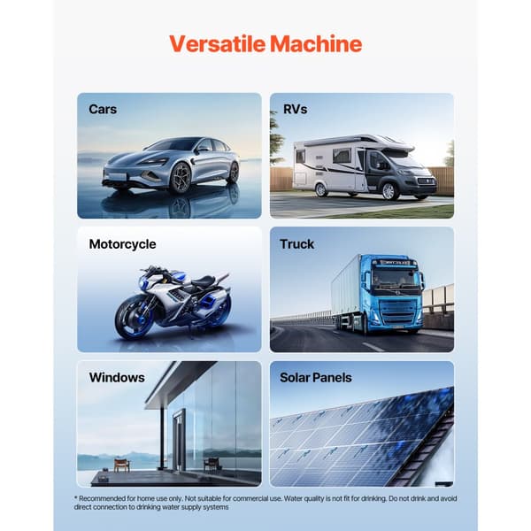 Spotless Deionizeret Vand System, Bilvask System, Integreret TDS-måler