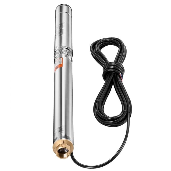 Dränkbar Pump 550W, Djup Brunn i Rostfritt Stål, Vattenpump 174 Fot 100L/Min