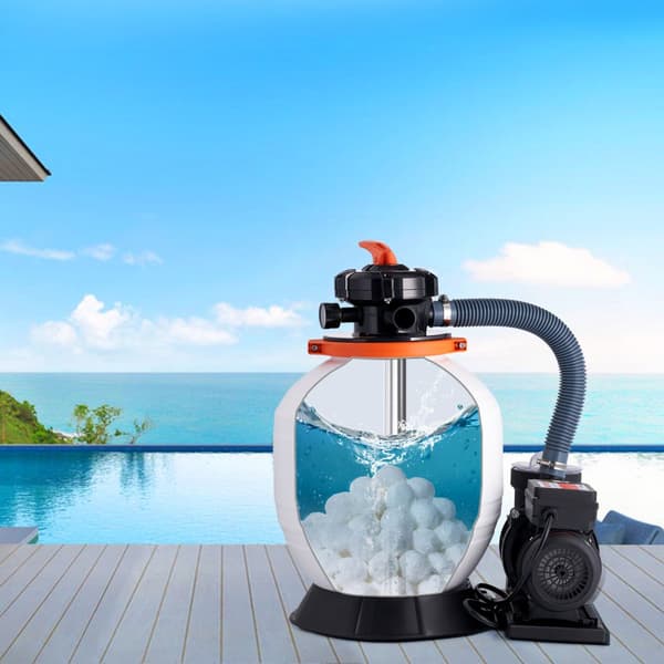 Poolfilterkugler, Sandfilterpumpe 1,5 lbs, Genanvendelige, Ideel til swimmingpooler