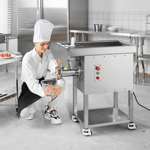 Kaupallinen sähkölihamylly, 22lb/min 2200W, teollisuuskaappimylly, tehokas ja luotettava