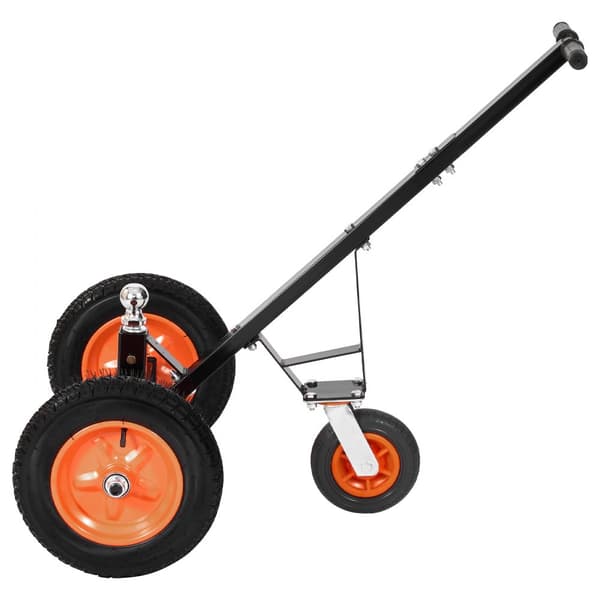 Släpvagnsdolly 1200lbs, 18 och 22 tum Justerbar Höjd, 2 tum Kula, 15,2 tum Däck