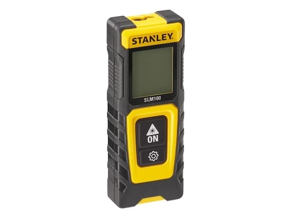 Stanley STHT77100-0, Laseravstandsmåler, Sort, Gult, Digitalt, LCD, IP40, 30 m