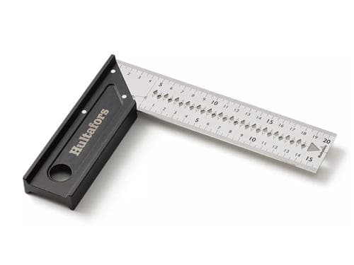 HULTAFORS Robust precisionsvinkel 20 cm med pulverlackerat aluminiumstängsel och blad i rostfritt stål