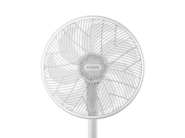 Philips 2000 series Pedestal Fan, Household blade fan, Grey, White, Floor, Plastic, 46 dB, 40 cm