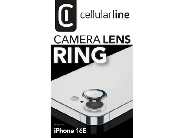 Cellularline CAMERARINGIPHSE4, Apple, iPhone SE (2025), läpinäkyvä, läpinäkyvä, 1 stk