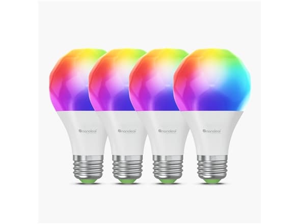 Nanoleaf Essentials Smart A60 Bulb Matter WiFi 900Lm 2700-6500K, 4pcs pack | E27 | 9 W | RGBCW