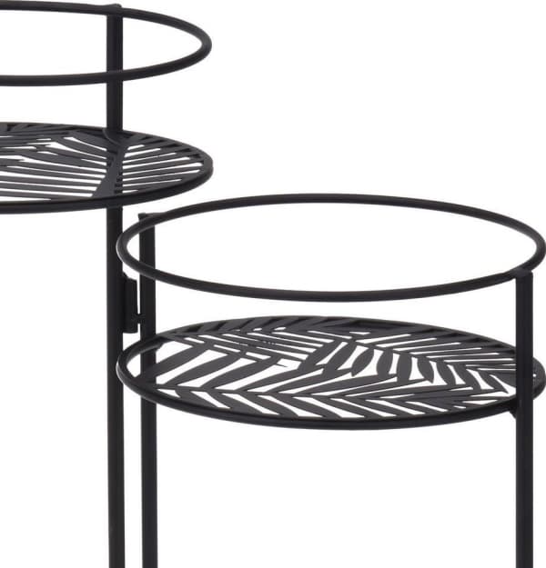 ProGarden blomsterstativ, metallstativ, sokkel, 3x universal blomsterpotte