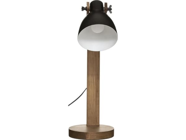 Atmosphera CUBA golvlampa, höjd 56 cm, trä