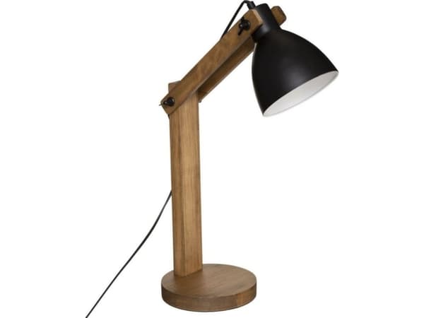 Atmosphera CUBA golvlampa, höjd 56 cm, trä