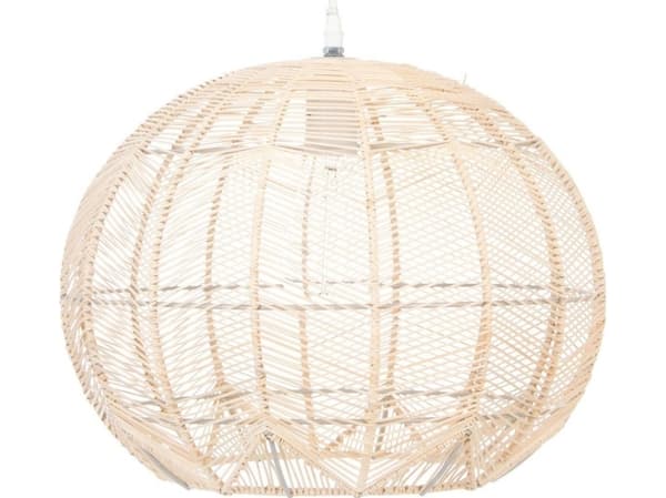 Ripustus Atmosphera Lamp Rottinki valaisin pöydän yläpuolella KITA, Ø 38 cm