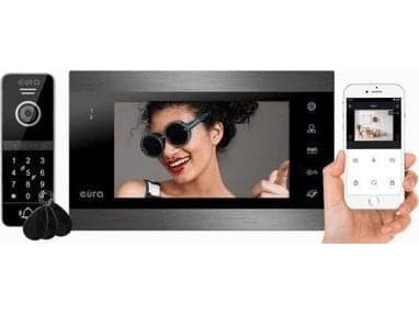 Eura VIDEO DOORPHONE EURA VDP-00C5 BLACK