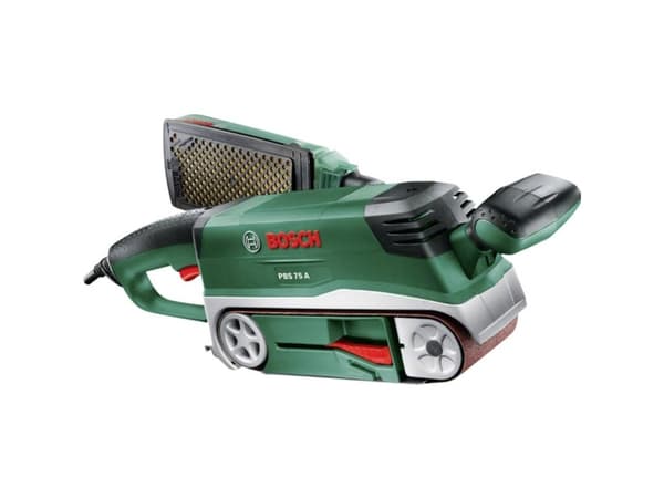 Bosch PBS 75 A, Nauhahiomakone, Musta, Vihreä, 350 m/min, 104 dB, 93 dB, 3 dB
