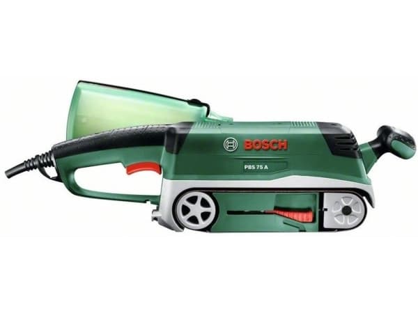 Bosch PBS 75 A, Nauhahiomakone, Musta, Vihreä, 350 m/min, 104 dB, 93 dB, 3 dB