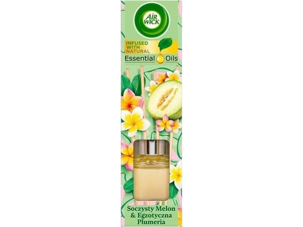 Air Wick duftspreder Air Wick Essential Oils velduftende duftpinner Juicy Melon and Exotic Plumeria 40ml