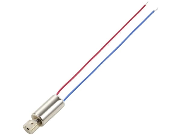 TRU COMPONENTS TC-13324656 Tärinämoottori 2,4 V, 22000 rpm 250 mA 22000 RPM 1 kpl