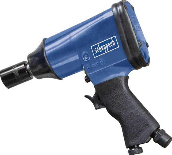 Scheppach 7906100717-500, Momenttiavain, musta, sininen, 1/2", 7000 rpm, 312 Nm, 141 l/min