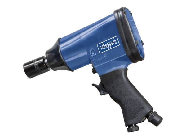 Scheppach 7906100717-500, Momenttiavain, musta, sininen, 1/2", 7000 rpm, 312 Nm, 141 l/min