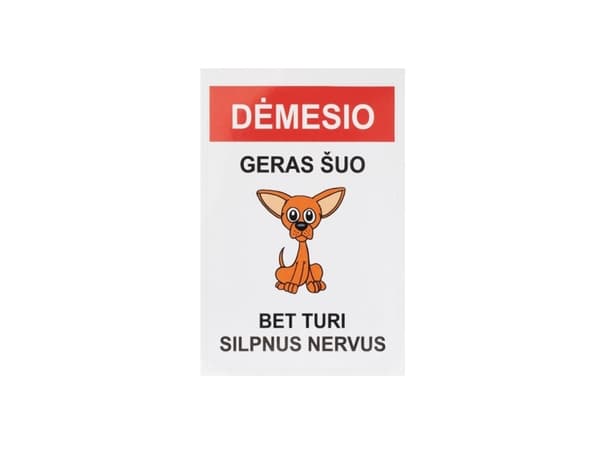 Nenurodyta_V Sticker Good Dog 120X180mm
