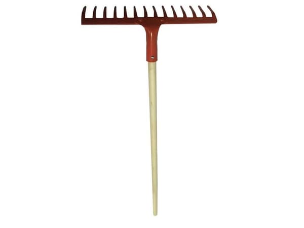 Okko Rake With 14 Curved Teeth With Wooden H