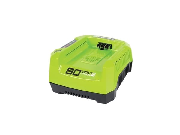Greenworks 80V, Svart, Grön, 0,75 h, 1,25 h, AC, Litium-Ion (Li-Ion), 1,6 kg