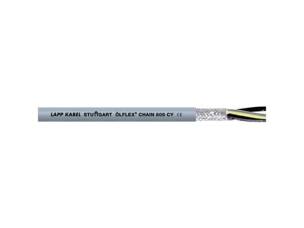 LAPP 1026776/100 Slæbekædekabel ÖLFLEX® CHAIN 809 CY 3 G 1.5 mm² Grå 100 m