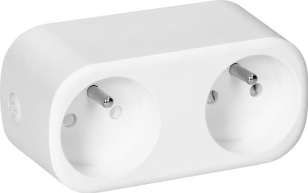 Orno Tuya Smart Wi-Fi dobbel trådløs splitter, hvit